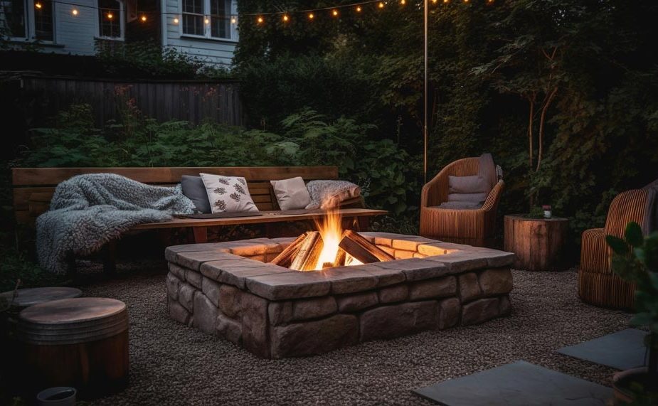How to Incorporate a Fire Pit or Fireplace Into an Outdoor Living Area